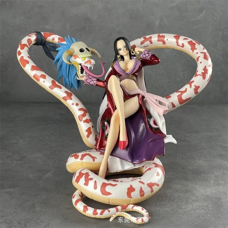 Figurine One Piece - Boa Hancock avec Salome (Version Deluxe)