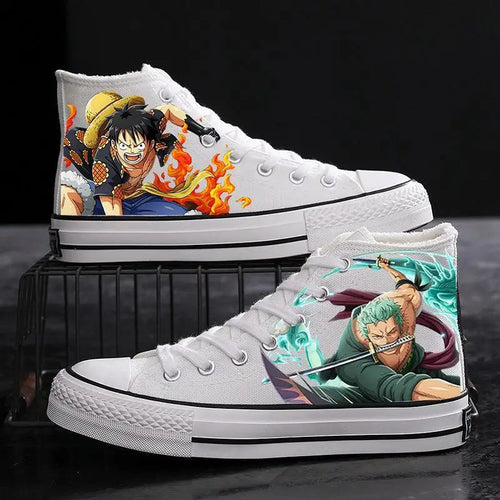 Sneakers One Piece - Tela Luffy e Zoro