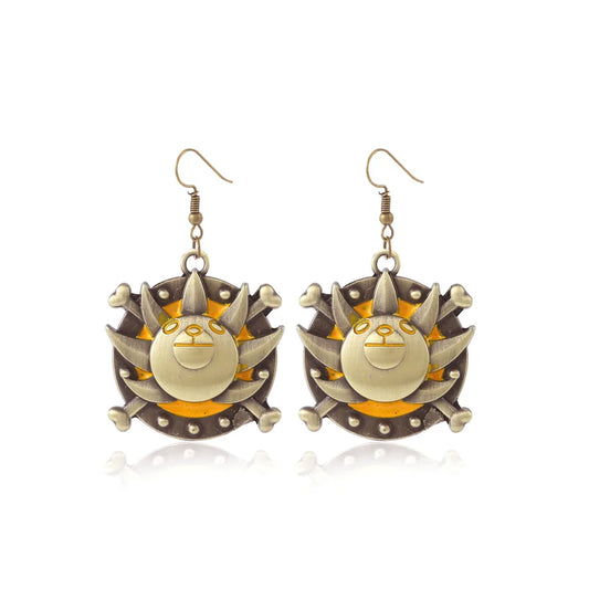 Orecchini One Piece - Thousand Sunny Emblem Gold