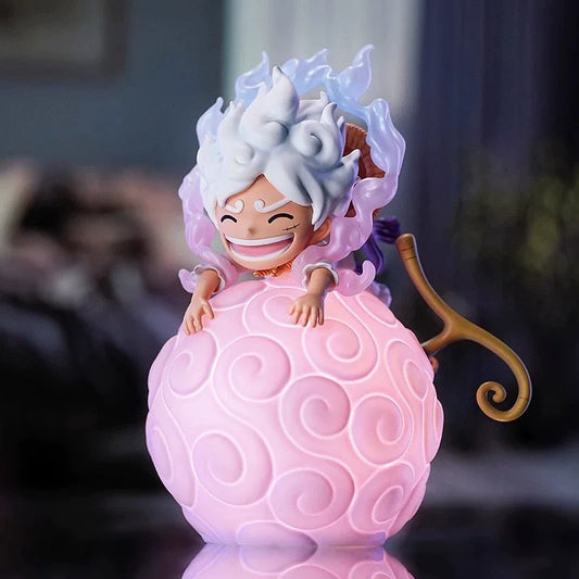 Figurine One Piece - Luffy Gear 5 sur Fruit du Démon