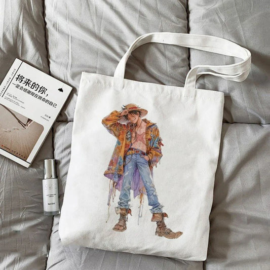 Sac Tote Bag One Piece – Luffy Illustration Aventure