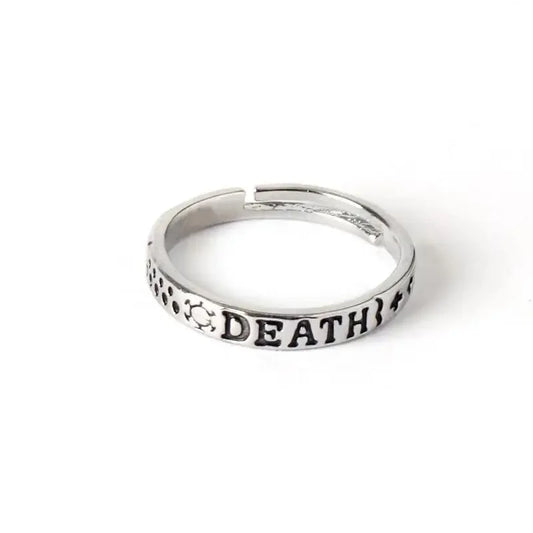 Bague One Piece - Inscription Death Trafalgar Law