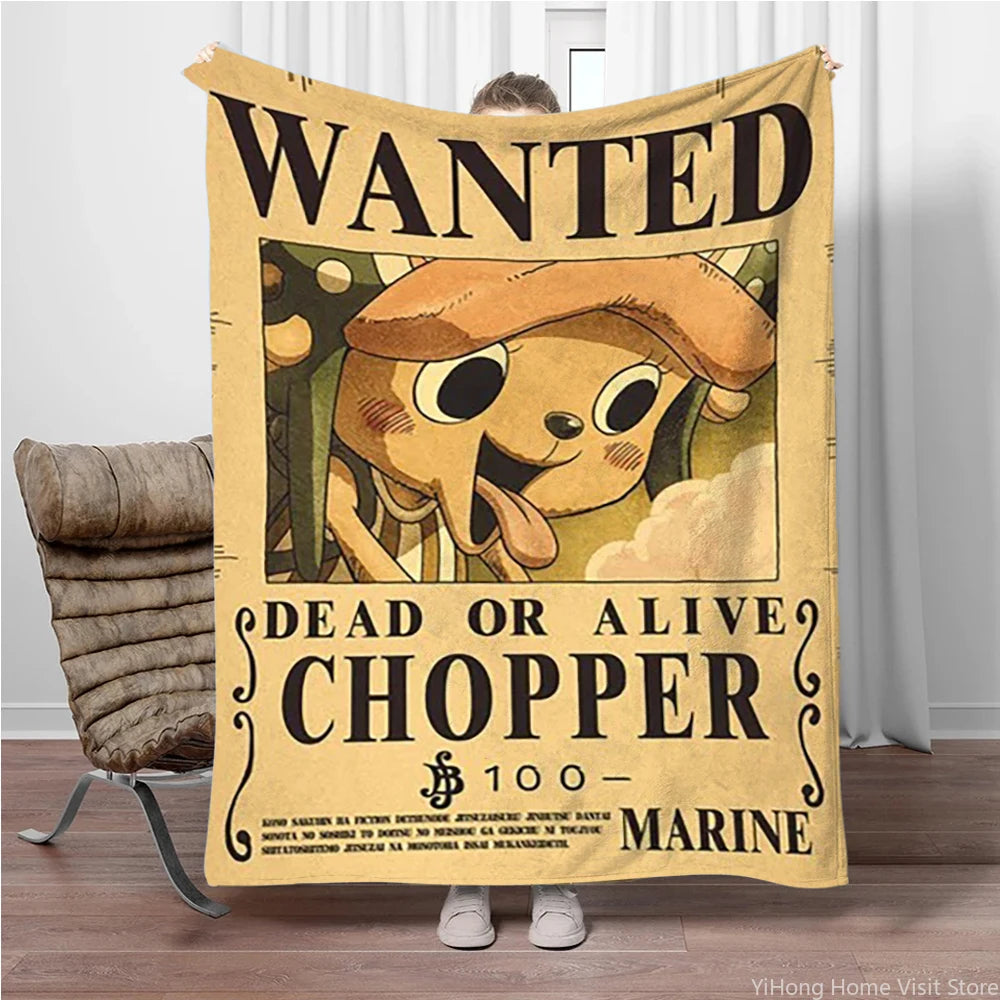Coperta One Piece Wanted - Tony Tony Chopper (amante dello zucchero filato)