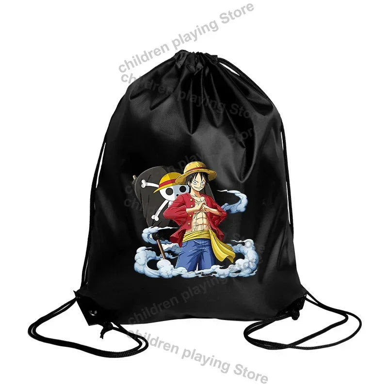 Sac à cordon One Piece – Monkey D. Luffy Assis Illustration