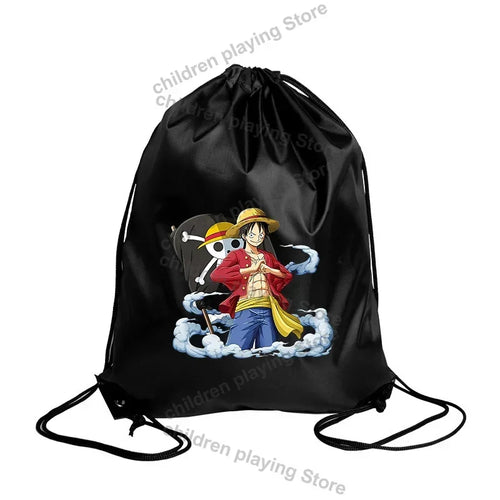 Sac à cordon One Piece – Monkey D. Luffy Assis Illustration