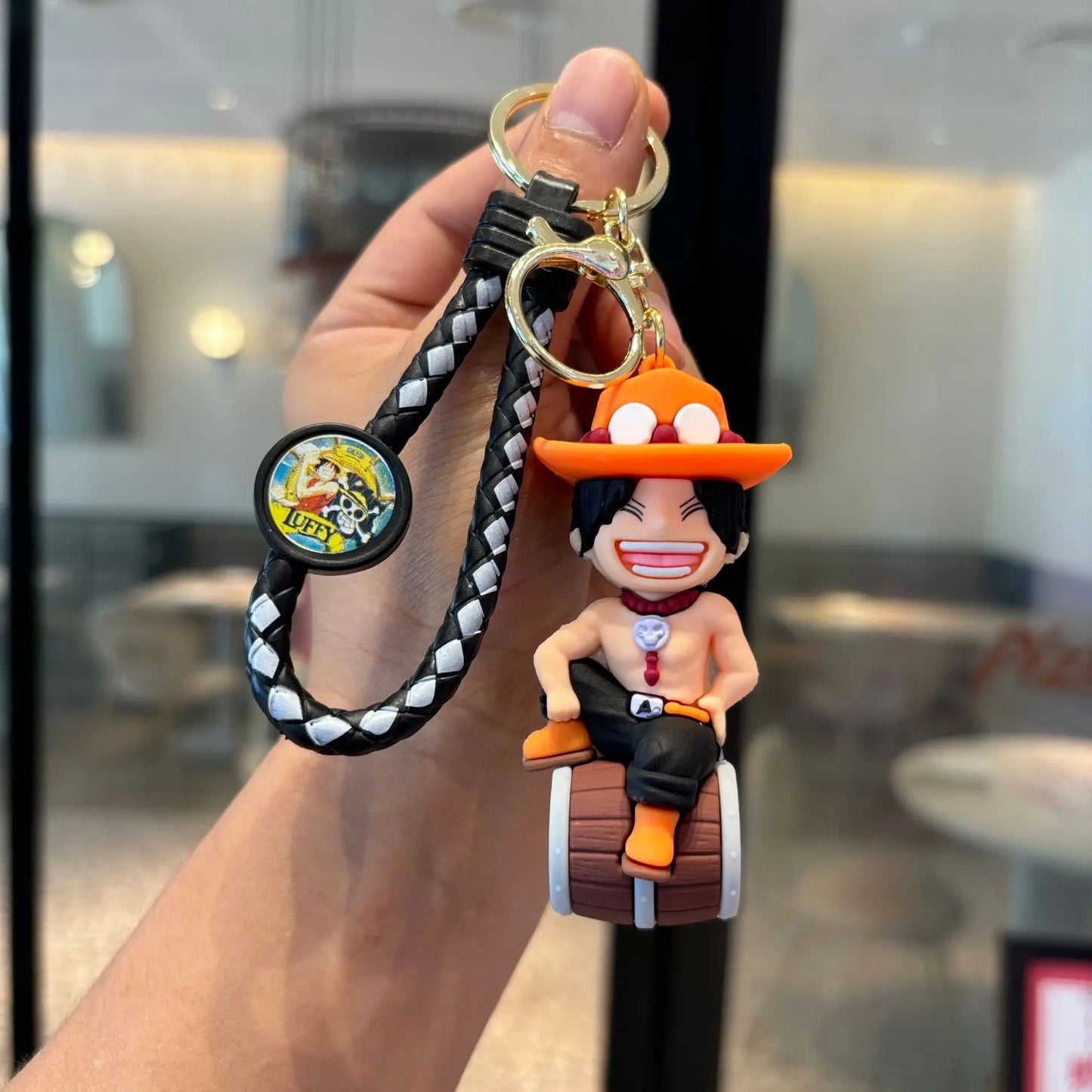 Porte-Clés Figurine One Piece – Ace Classique