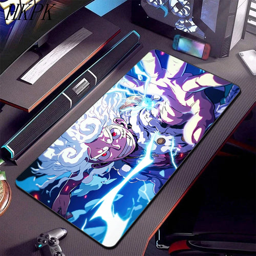 Tapis de Bureau One Piece - Aura Violette Luffy Gear 5