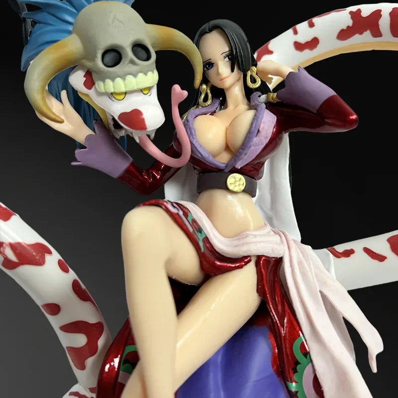 Figurine One Piece - Boa Hancock avec Salome (Version Deluxe)