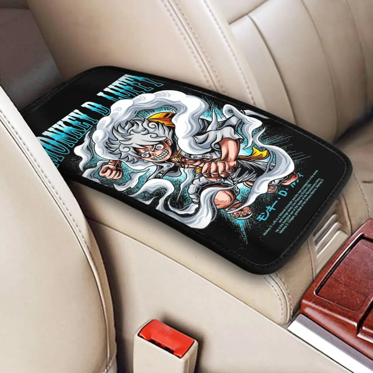 Alfombrilla para reposabrazos de One Piece - Diseño vertical de Luffy Gear 5