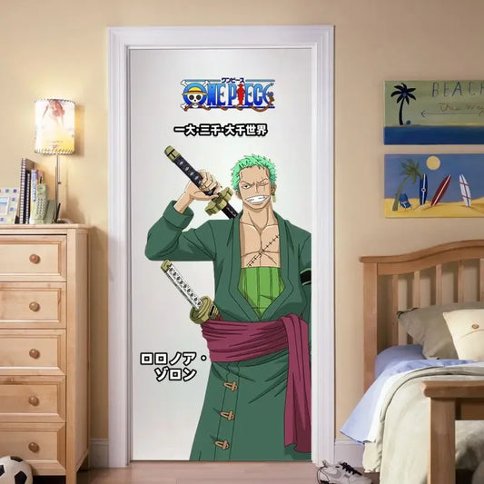 Tapisserie Murale One Piece - Roronoa Zoro Style Wano Kuni (Décoration)