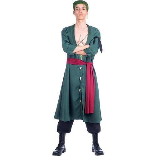 Disfraz de una pieza - Traje para adulto de Roronoa Zoro (estilo Wano Kuni)