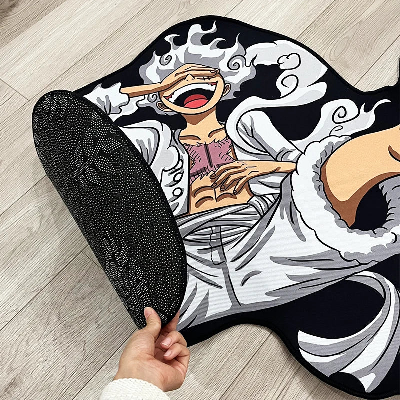 Alfombra de One Piece - Diseño Monkey D. Luffy Gear 5 (forma de silueta)