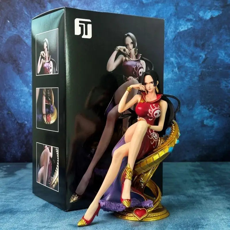 Figurine One Piece - Boa Hancock (Posture Assise Trône de Collection)