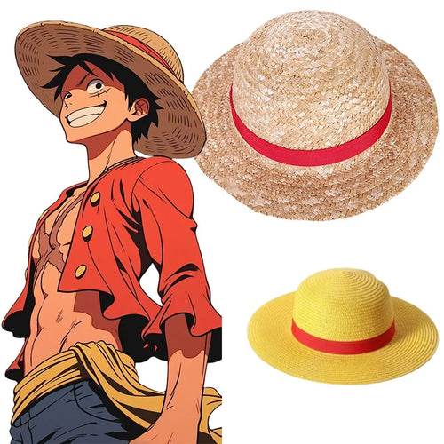 Chapeau de Paille One Piece - Monkey D. Luffy (Classique avec Cordon)