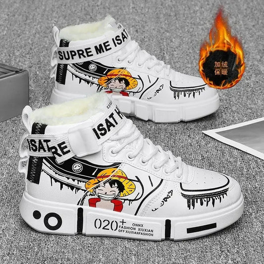 Sneakers One Piece - Streetwear White Zoro