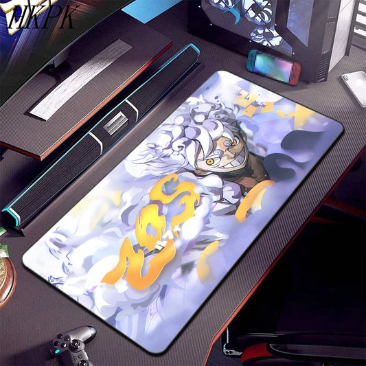 Tapis de Bureau One Piece - Gear 5 Luffy vs Kaido Épique
