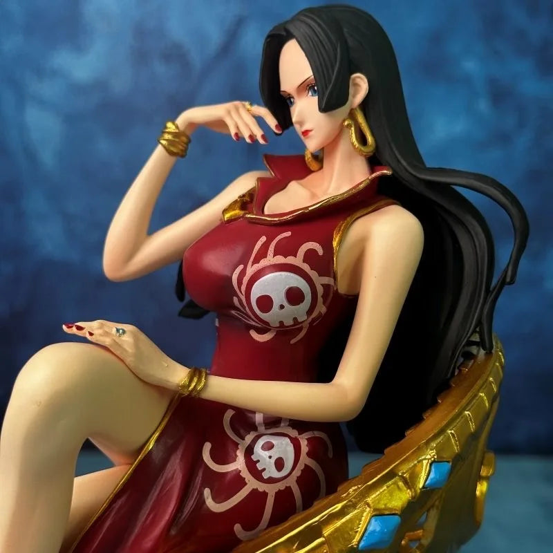 Figurine One Piece - Boa Hancock (Posture Assise Trône de Collection)