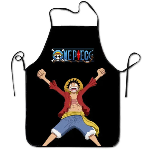 Tablier One Piece – Monkey D. Luffy Logo Noir