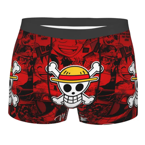 Boxer - Jolly Roger rosso