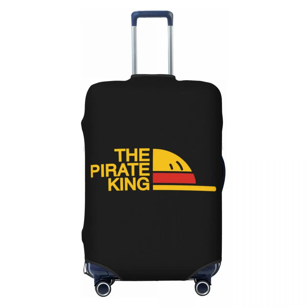 Funda de maleta de One Piece - Insignia "EL REY PIRATA" Dorada y Negra