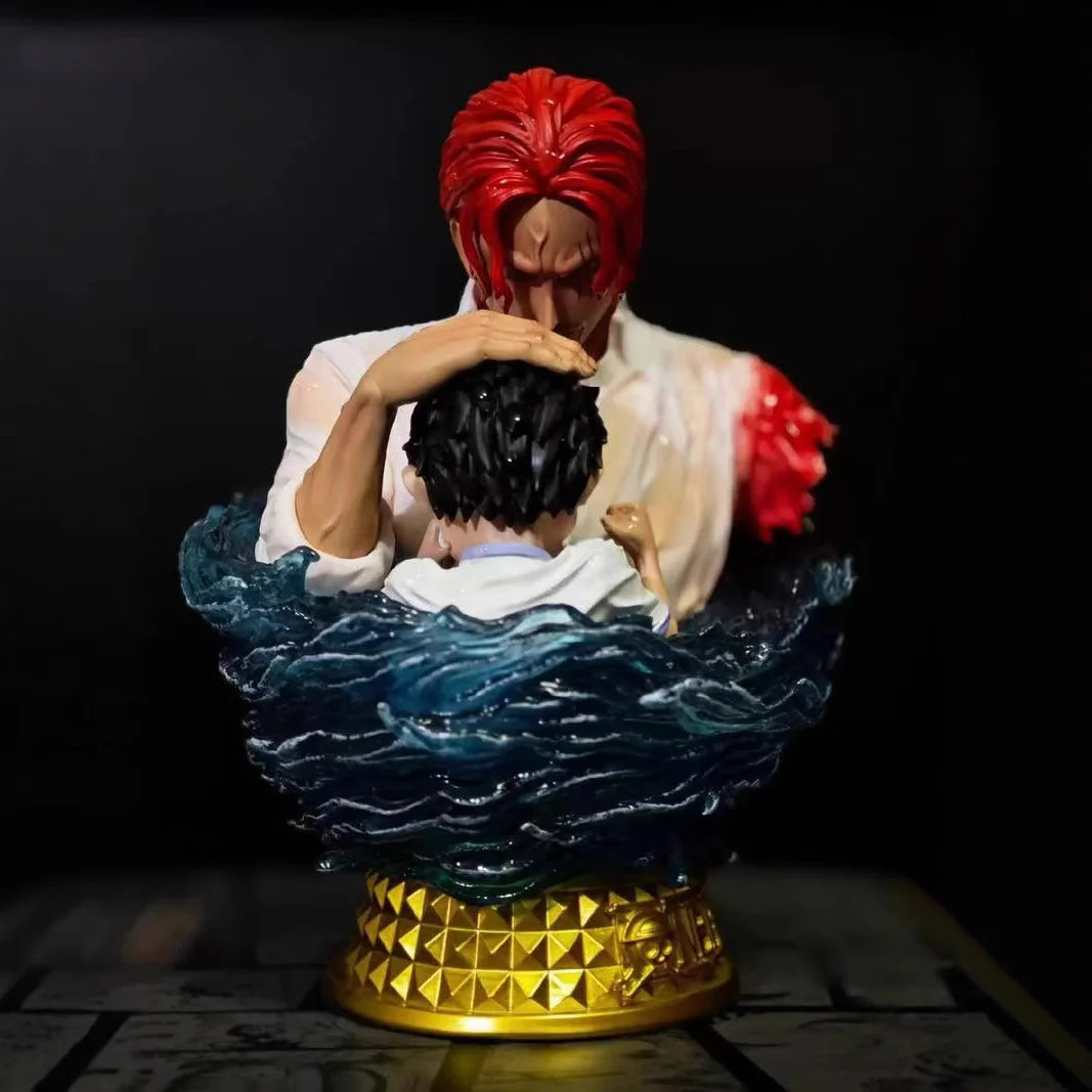 Buste One Piece - Shanks le Roux & Luffy (Scène de l'Adieu)