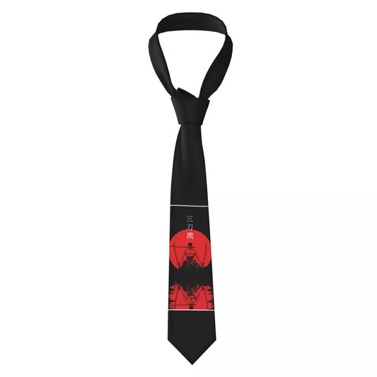 Corbata de One Piece – Emblema Pirata Rojo