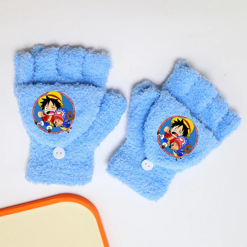 Gants One Piece – Luffy Médaillon Rond