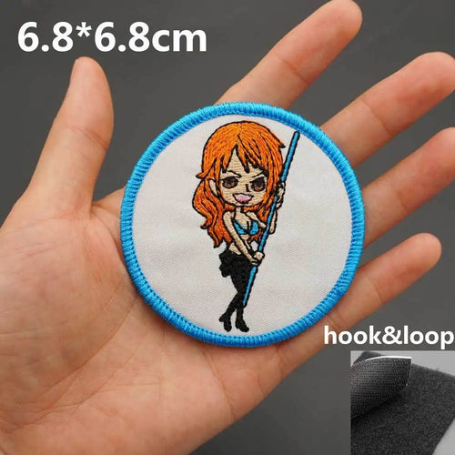Écusson One Piece - Nami Climat Tact (Cercle Bleu)