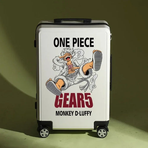 Valise One Piece - Design Monkey D. Luffy Gear 5 (Blanc)