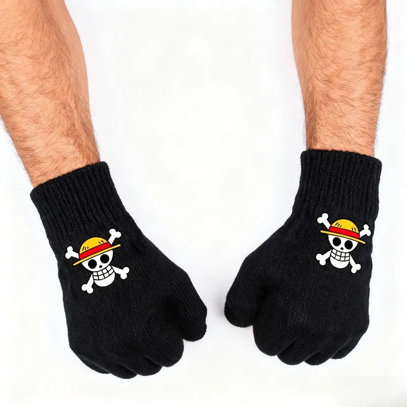 Gants One Piece – Luffy Chapeau de Paille Skull