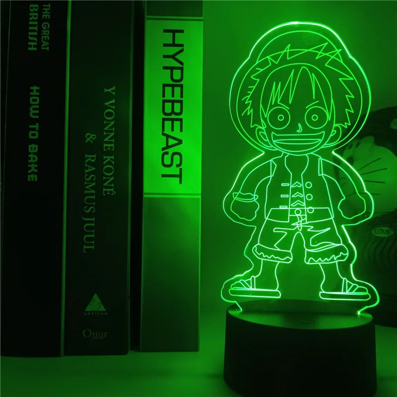 Lampe Veilleuse LED One Piece - Chopper Nouveau Monde (Vert)