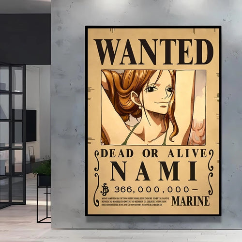 Poster One Piece Wanted - Nami (La Chatte Voleuse)