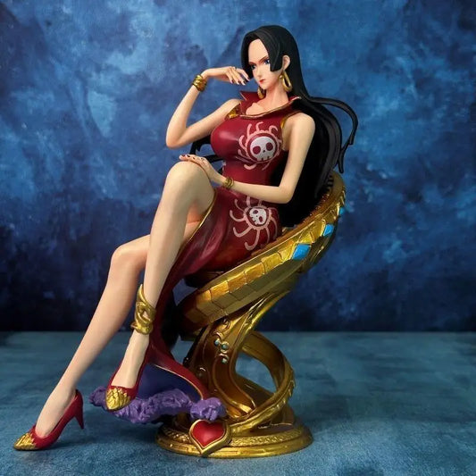 Figurine One Piece - Boa Hancock (Posture Assise Trône de Collection)