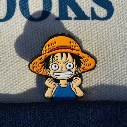 Pin’s One Piece - Broche Émaillée Monkey D. Luffy Chapeau de Paille