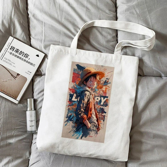 Sac Tote Bag One Piece – Illustration Pirate Épique