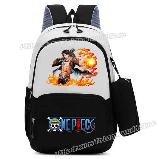 Sac à Dos One Piece – Monkey D. Luffy Aura de Feu