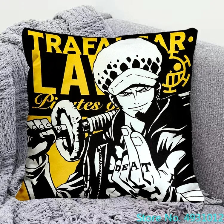 Housse de Coussin One Piece - Trafalgar Law (45x45cm)