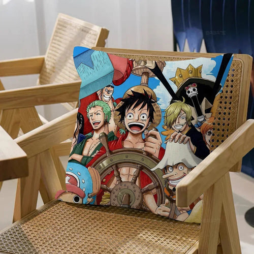 Fodera per cuscino One Piece - The Complete Crew (Scena di gruppo)