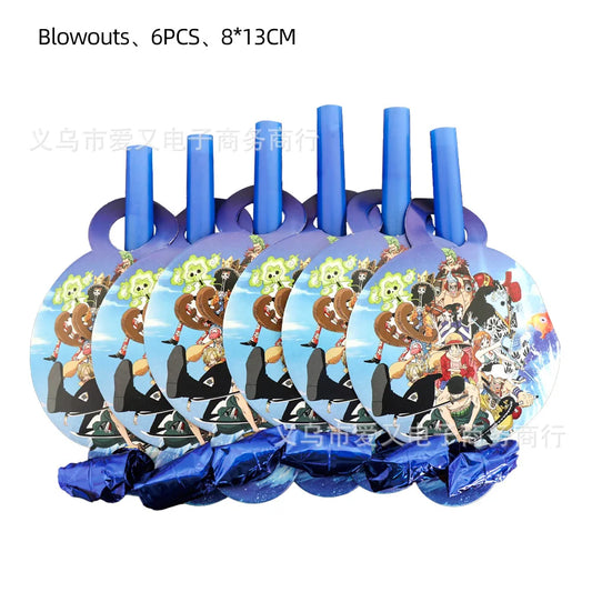 Set de Décoration de Table One Piece - Bannières et Mini Plateaux