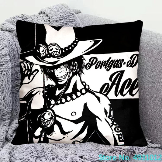 Fodera per cuscino One Piece - Portgas D. Ace (Fire Fist)
