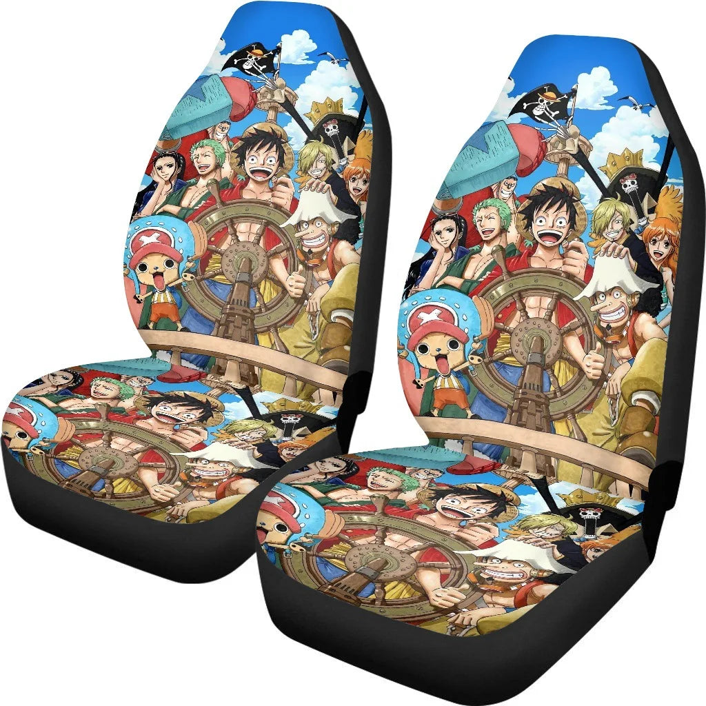 Jeu de 2 Housses de Siège One Piece - Équipage Style Wano Kuni