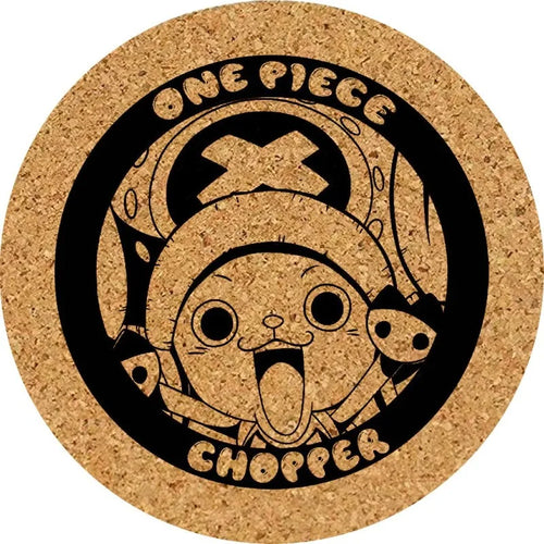 Dessous de Verre One Piece - Wanted Chopper Gravure Liège