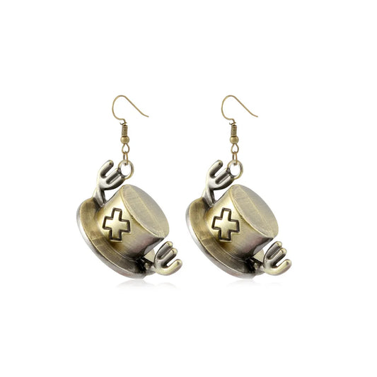 Orecchini One Piece - Jolly Roger Heart Pirates (Law)