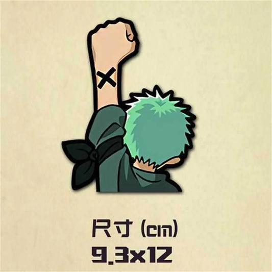 Adesivo One Piece - Mano con spada di Roronoa Zoro (9,3x12 cm)