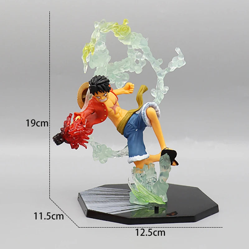 Figura de One Piece - Monkey D. Luffy Gear 4 Snakeman (Efectos de vapor)
