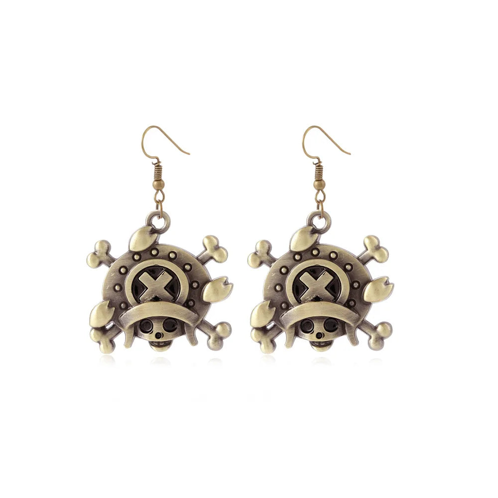 Boucles d'oreilles One Piece - Croix Médicale Chopper (Vintage)