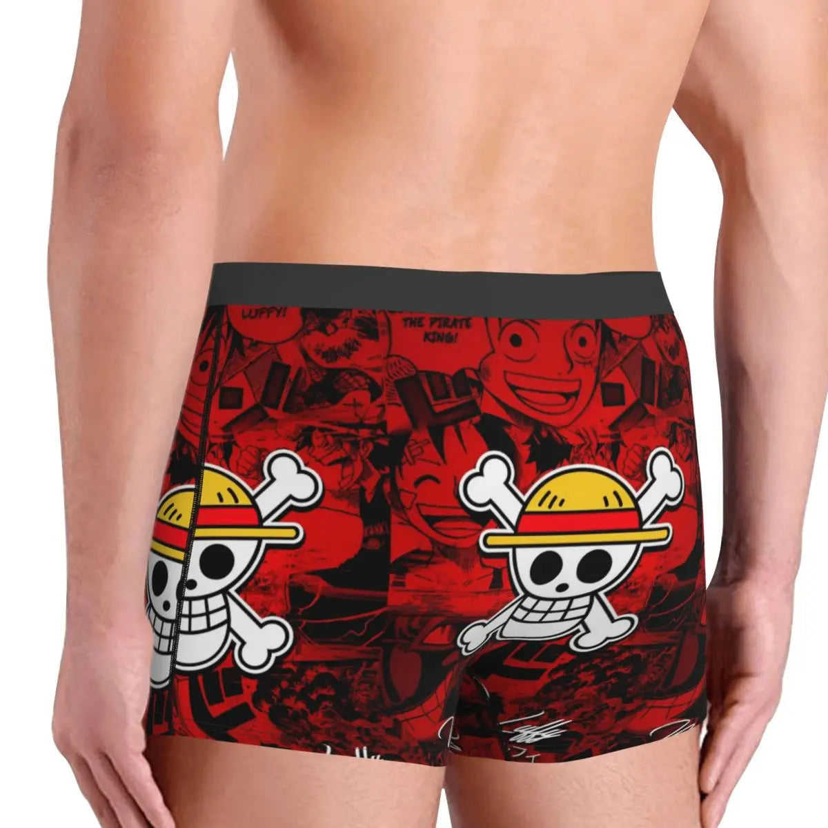 Boxer - Jolly Roger rosso