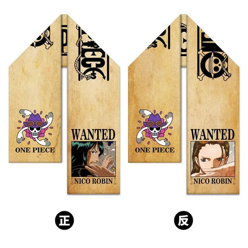 Écharpe One Piece – Wanted Nico Robin Élégance