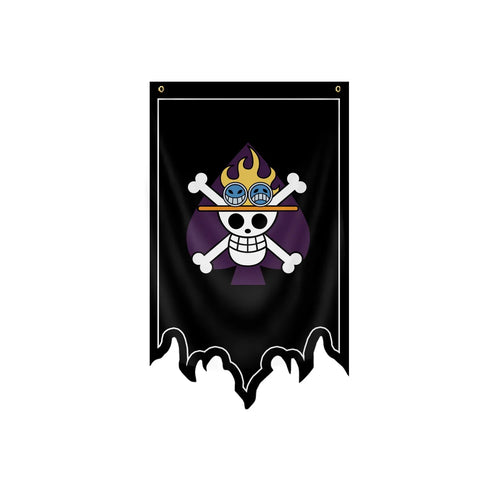 Drapeau One Piece - Jolly Roger Whitebeard (Barbe Blanche)