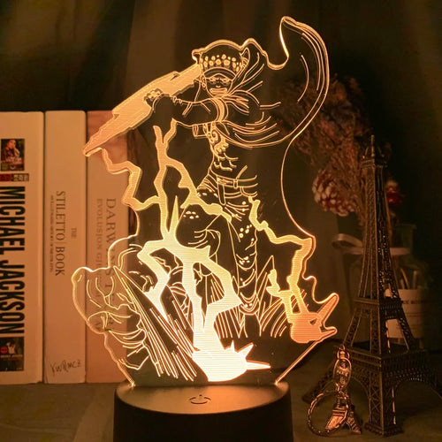 Luce notturna a LED One Piece - Luffy Gear 5 "Sun God Nika" (bianca)